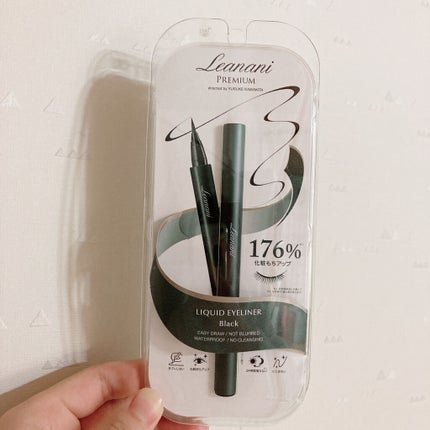レアナニプレミアムリキッドアイライナーS/Leanani/リキッドアイライナーを使ったクチコミ(1枚目)