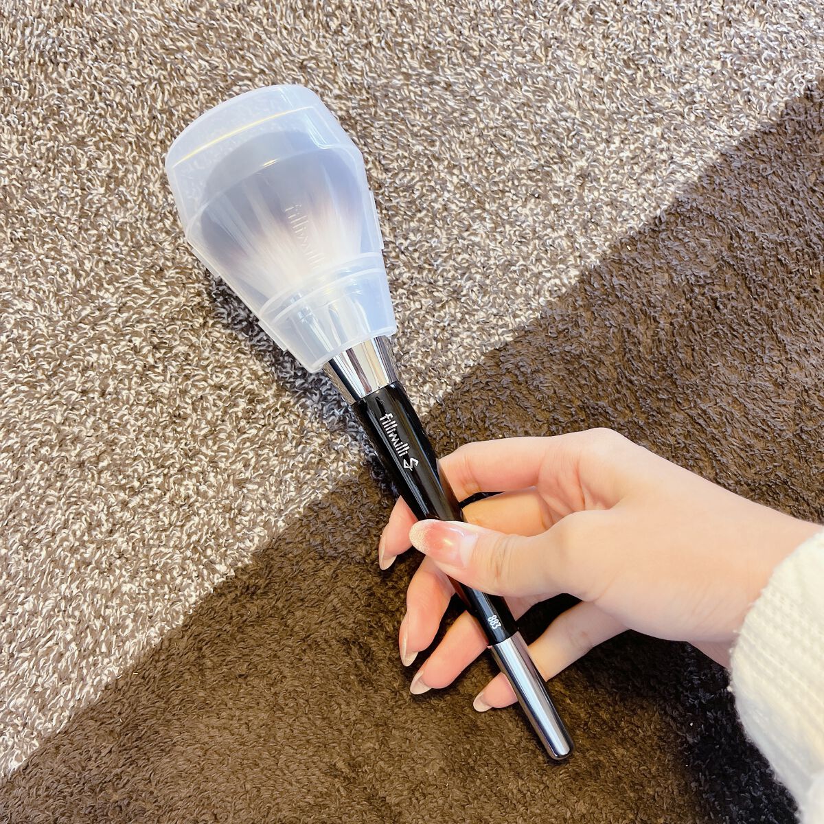 Sシルキーパウダーブラシ (L)883/fillimilli/メイクブラシを使ったクチコミ(1枚目)