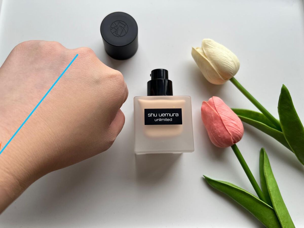 (旧)アンリミテッド ラスティング フルイド/shu uemura/リキッドファンデーションを使ったクチコミ(4枚目)