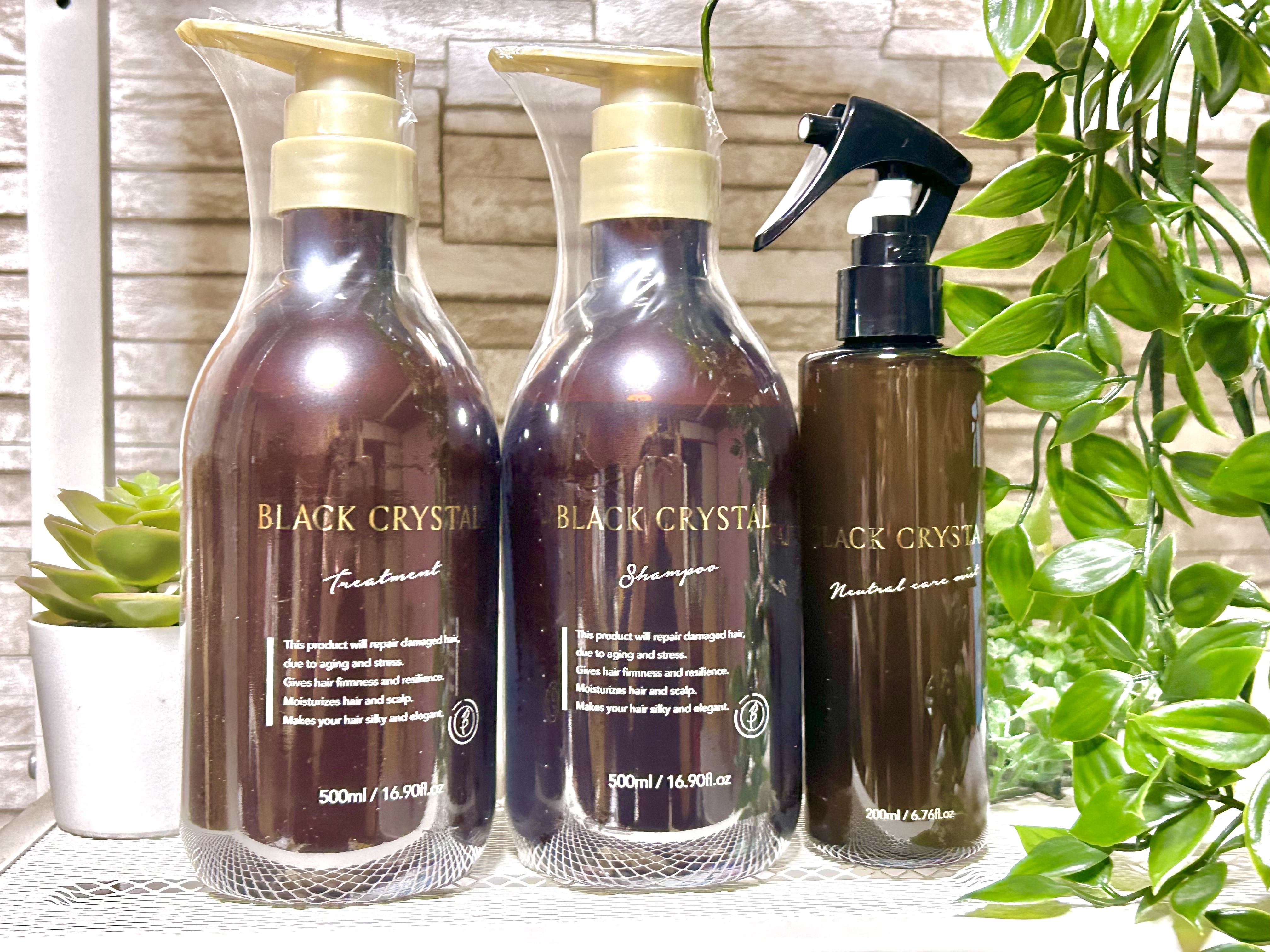 ニュートラルケアミスト/BLACK CRYSTAL/アウトバストリートメントを使ったクチコミ（1枚目）