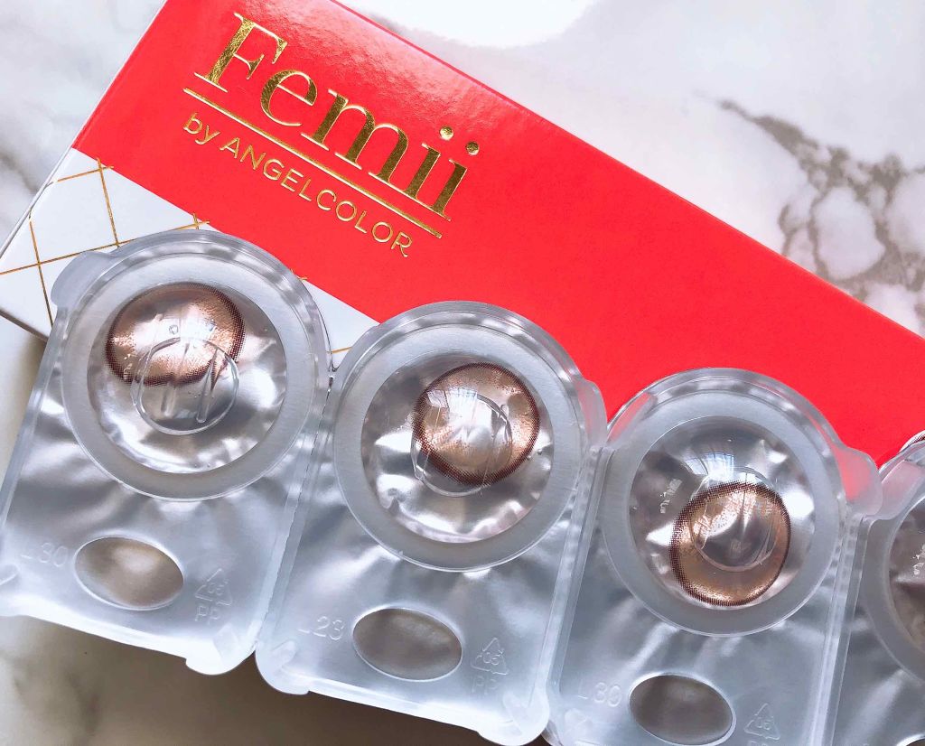 AngelColor Femii 1dayのクチコミ「#山田優 さんイメージモデルの#femii by ANGELCOLOR ナチュラルワンデーカラ.....」（1枚目）