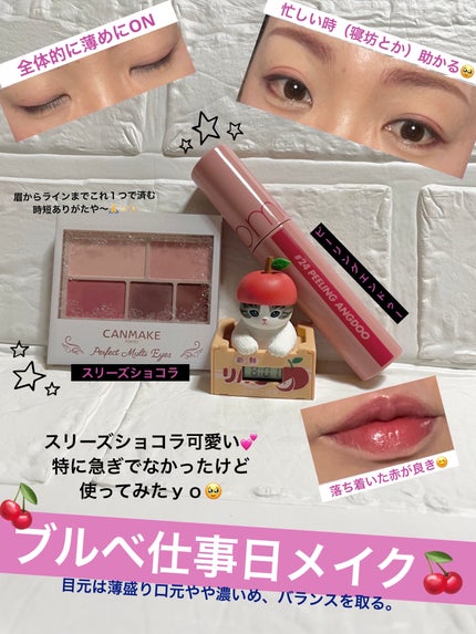 パーフェクトマルチアイズ/キャンメイク/アイシャドウパレットを使ったクチコミ(1枚目)