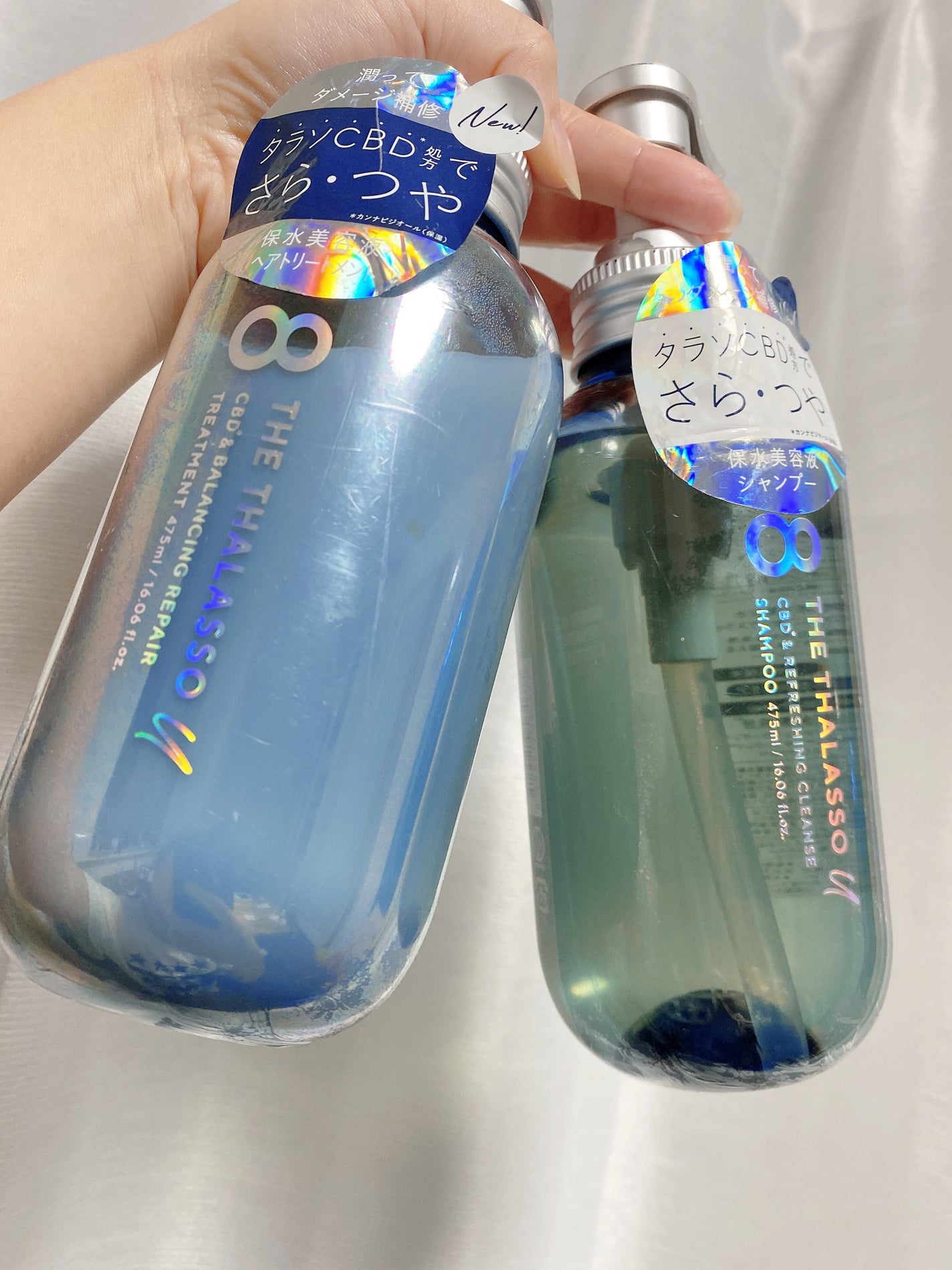 エイトザタラソ ユー CBD&リフレッシング クレンズ 美容液シャンプー/CBD&バランシング ダメージリペア 美容液ヘアトリートメント/エイトザタラソ/市販シャンプーを使ったクチコミ(1枚目)