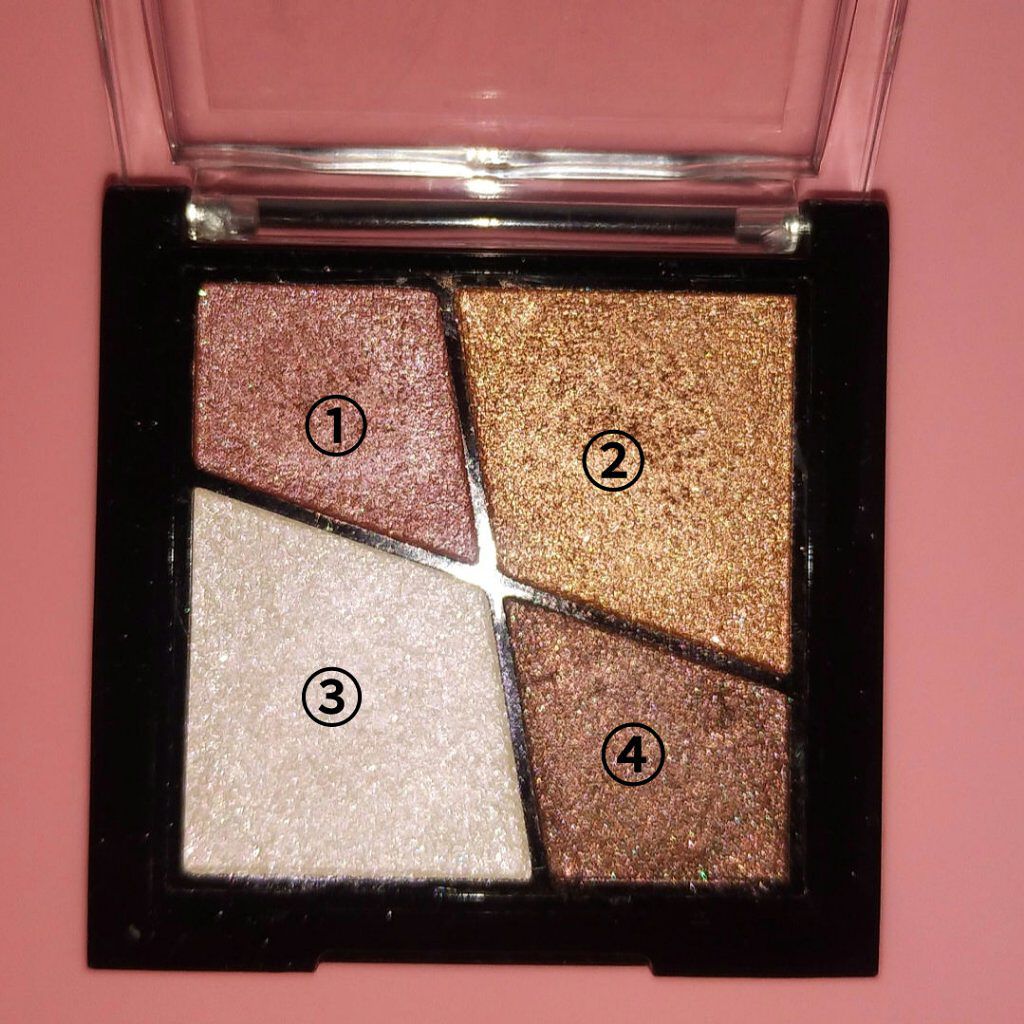 UR GLAM　VELVET EYE COLOR PALETTE/U R GLAM/アイシャドウパレットを使ったクチコミ（3枚目）