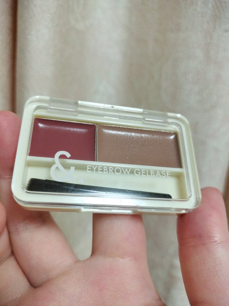 ＆.眉ジェルベース ピンクブラウン/DAISO/その他アイブロウを使ったクチコミ（3枚目）