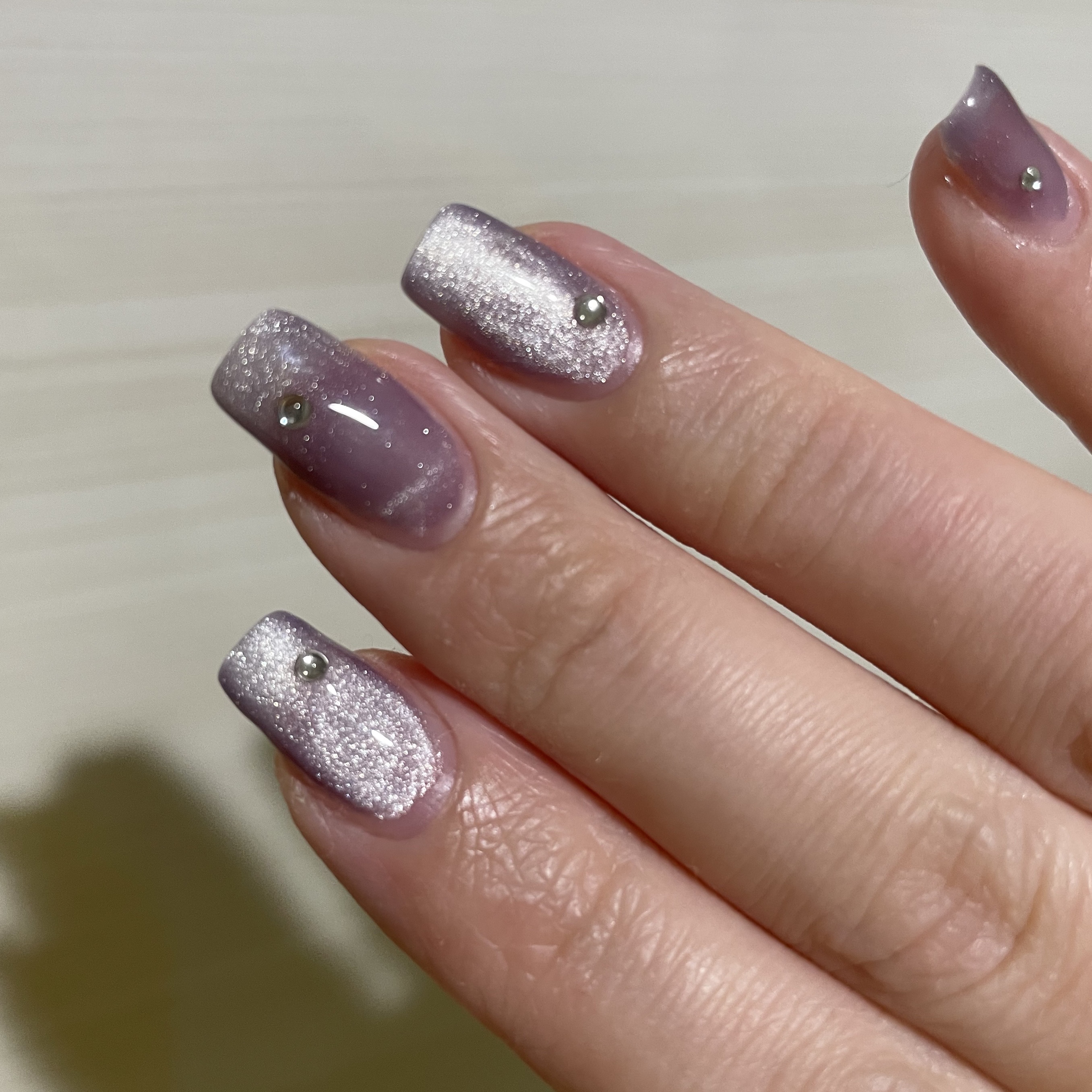 5ミクロンマグネット/ネイル工房/ジェルネイルを使ったクチコミ（3枚目）