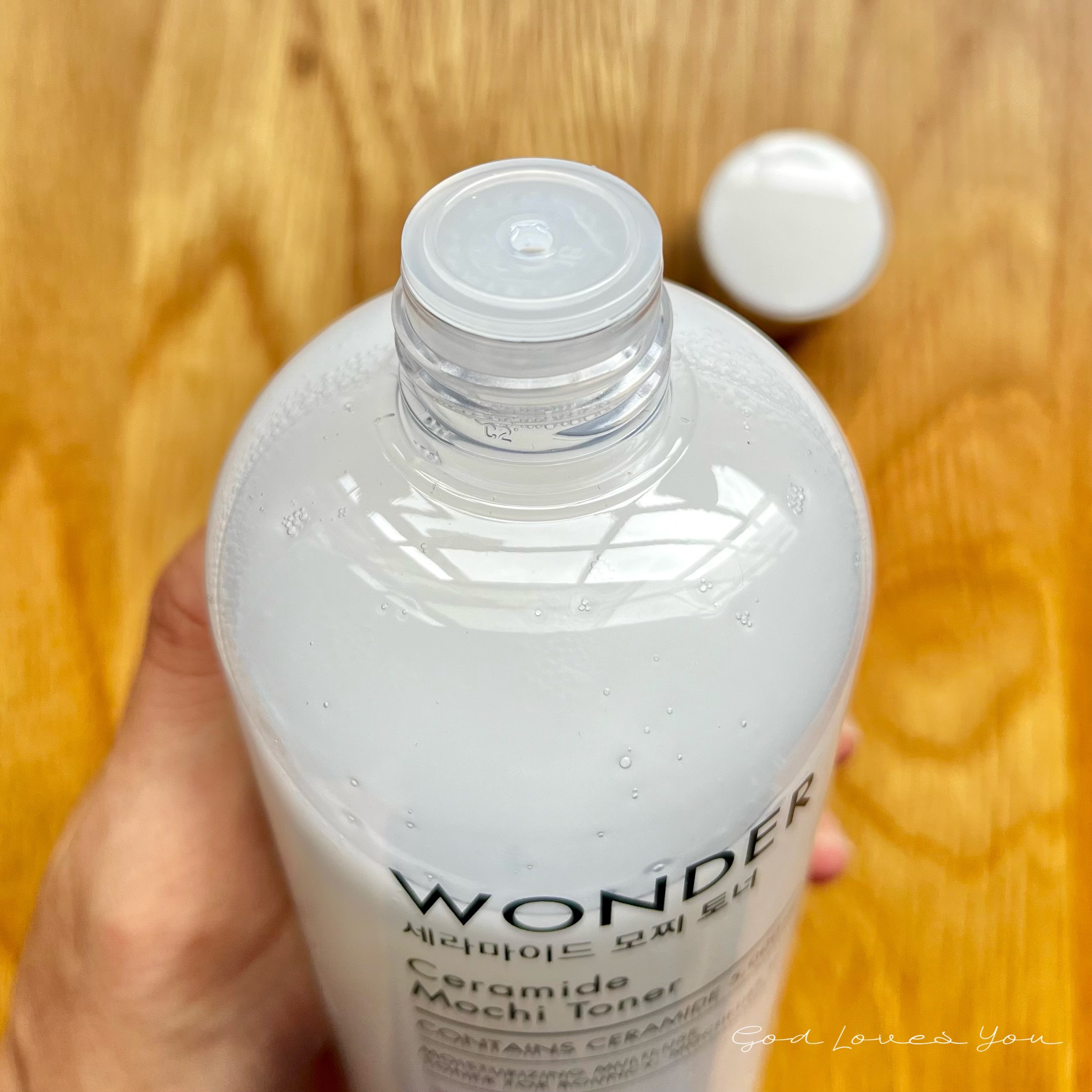 Wonder Ceramide Mochi Toner（トニーモリーワンダーCモチトナー）/TONYMOLY/化粧水を使ったクチコミ（2枚目）