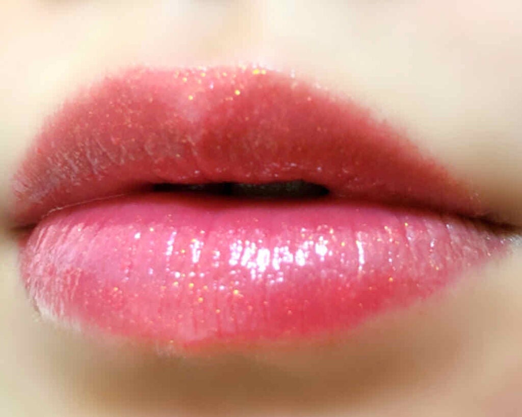 ルージュ ヴォリュプテ シャイン/YVES SAINT LAURENT BEAUTE/口紅を使ったクチコミ(2枚目)