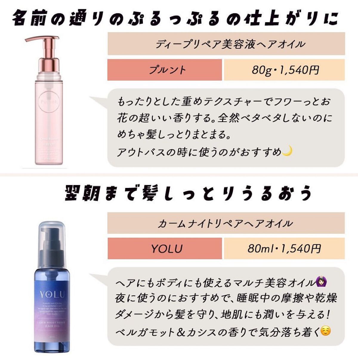 ⭐️ on LIPS 「実際使ってよかった#ヘヤオイル#あか抜け宣言#期待越えアイテム..」(3枚目)