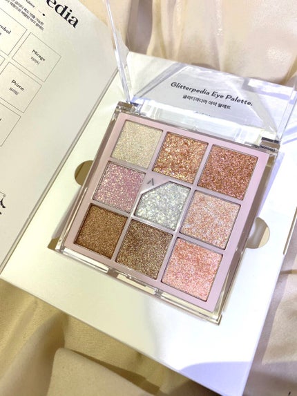 グリッターペディアアイパレット/unleashia/アイシャドウパレットを使ったクチコミ(2枚目)