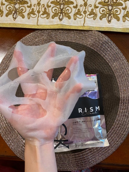 リズム べース デイリーケアマスク(ブラック)/RISM/シートマスク・パックを使ったクチコミ(3枚目)