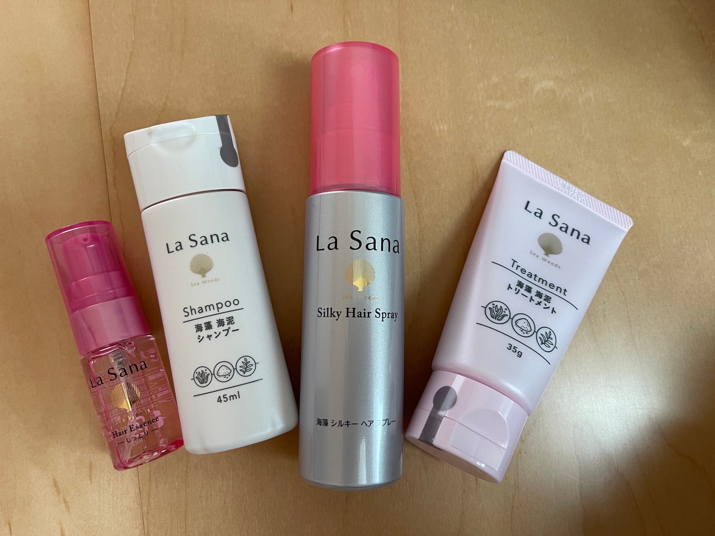 ヘアケア トラベルセット<しっとりタイプ>/ラサーナ/トライアルキットを使ったクチコミ(1枚目)