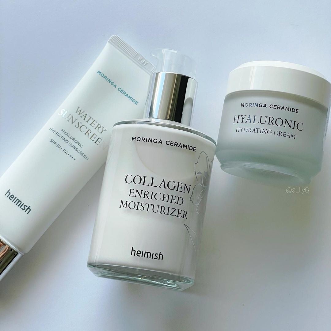 モリンガ セラミド コラーゲン エンリッチド モイスチャライザー/heimish/乳液を使ったクチコミ(9枚目)