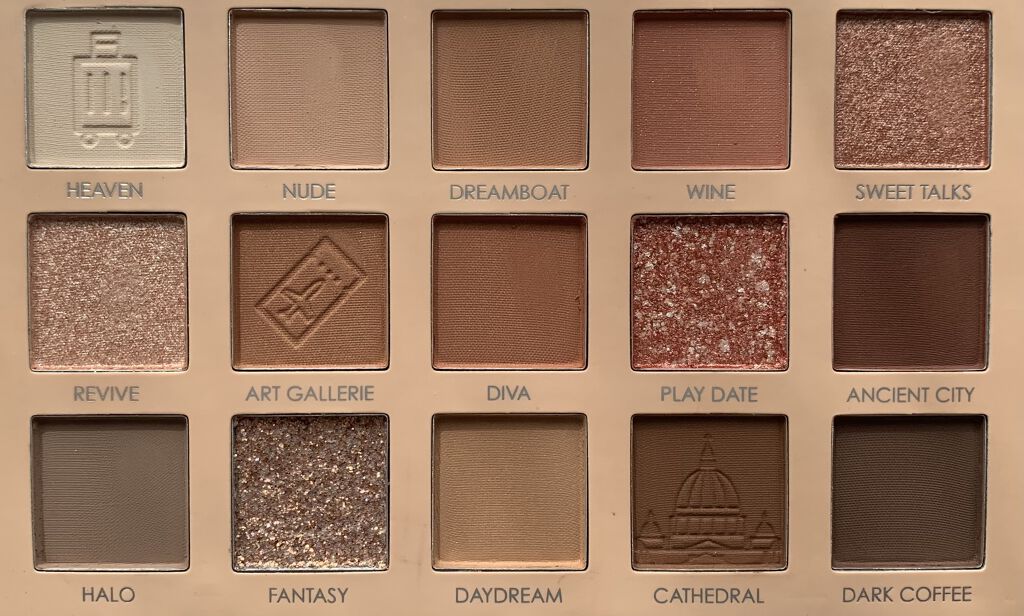 GO TRAVEL 15色アイシャドウパレット/FOCALLURE/アイシャドウパレットを使ったクチコミ（2枚目）