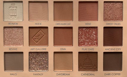 GO TRAVEL 15色アイシャドウパレット/FOCALLURE/アイシャドウパレットを使ったクチコミ(2枚目)