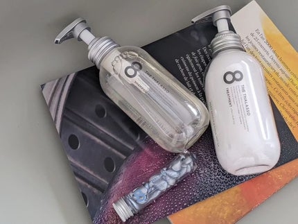 ハイドロポーション 美容液ヘアオイル(アクアホワイトフローラルの香り)/エイトザタラソ/ヘアオイルを使ったクチコミ(1枚目)