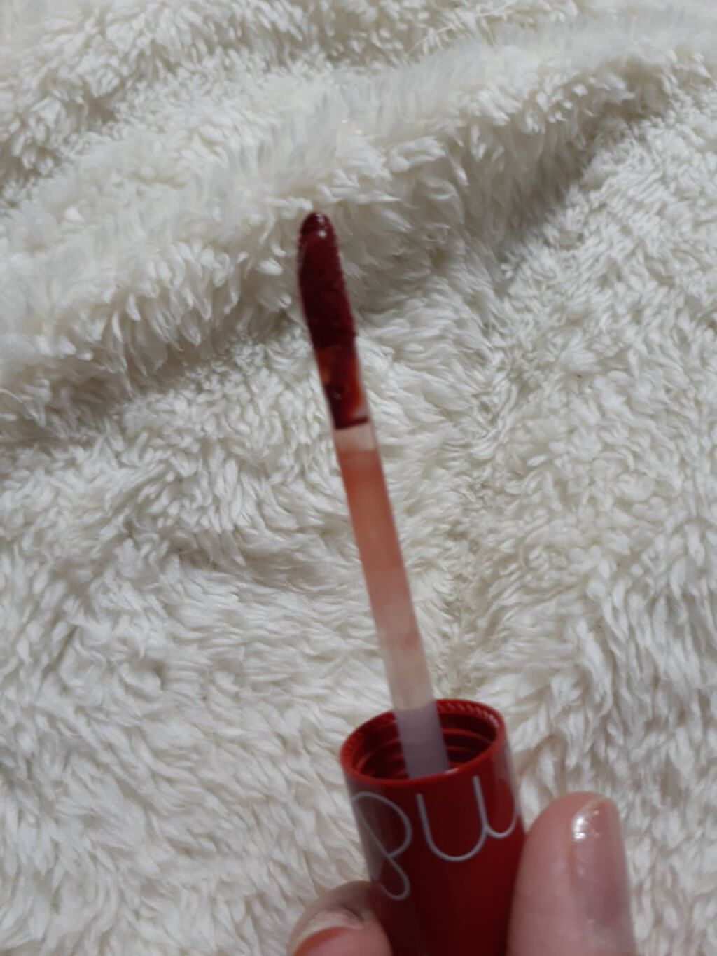 ジューシーラスティングティント/rom&nd/リップティントを使ったクチコミ（3枚目）