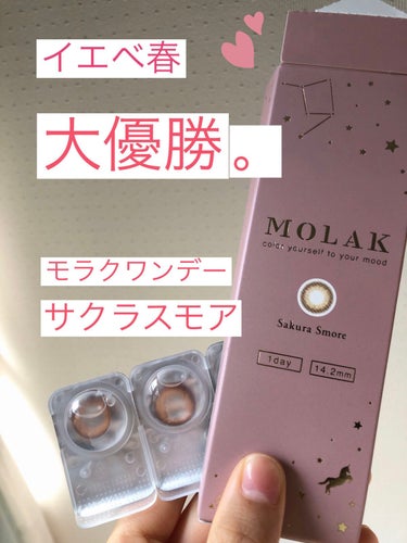 MOLAK 1day サクラスモア/MOLAK/ワンデー（１DAY）カラコンを使ったクチコミ（1枚目）