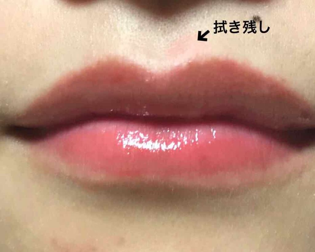 ラスティンググロスリップ/CEZANNE/口紅を使ったクチコミ（2枚目）