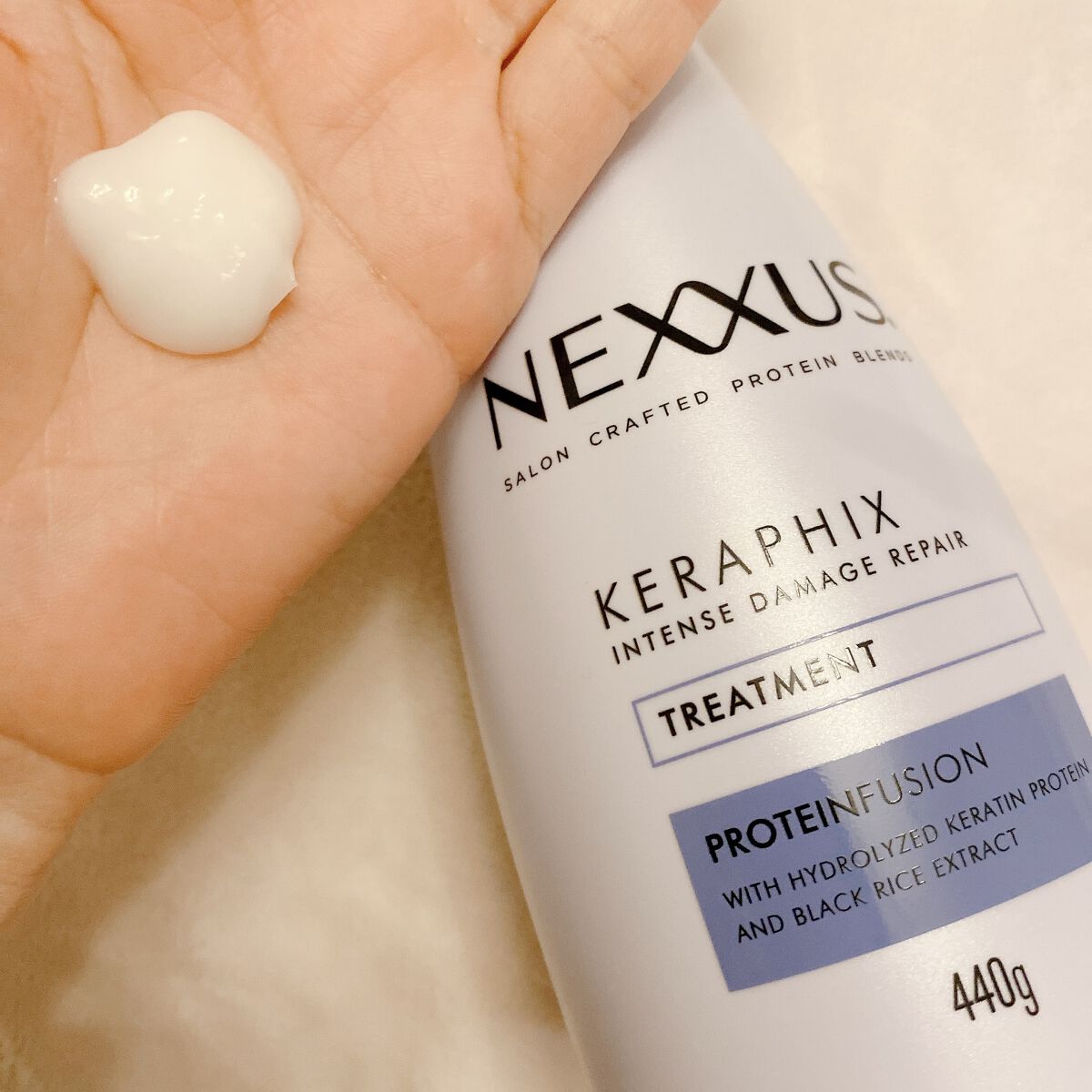 ネクサス インテンスダメージリペア シャンプー/トリートメント トリートメント本体 440g/NEXXUS(ネクサス)/市販シャンプーを使ったクチコミ（3枚目）