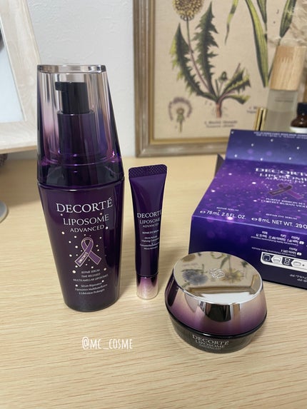 コスメデコルテ リポソーム アドバンスト リペアセラム パープルリボン セット 2024/DECORTÉ/スキンケアキットを使ったクチコミ(4枚目)