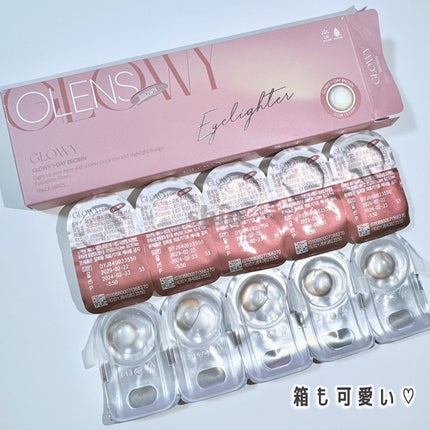 Glowy 1day/OLENS/ワンデー(1DAY)カラコンを使ったクチコミ(3枚目)