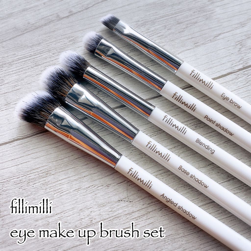 fillimilli アイメイクブラシセット/fillimilli/メイクブラシを使ったクチコミ(1枚目)