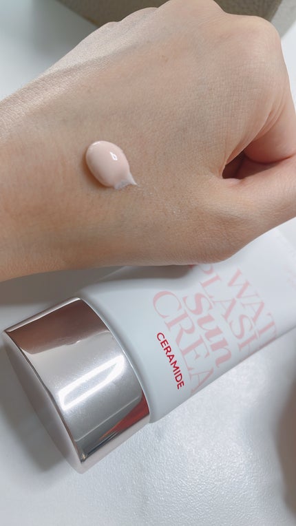 ウォータースプラッシュサンクリーム セラミド/espoir/日焼け止めクリームを使ったクチコミ(2枚目)