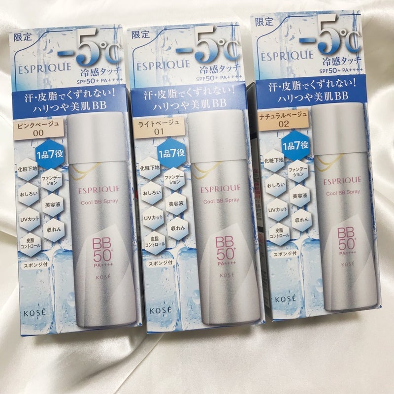 冷感タッチ BBスプレー UV 50 W/ESPRIQUE/BBクリームを使ったクチコミ(1枚目)