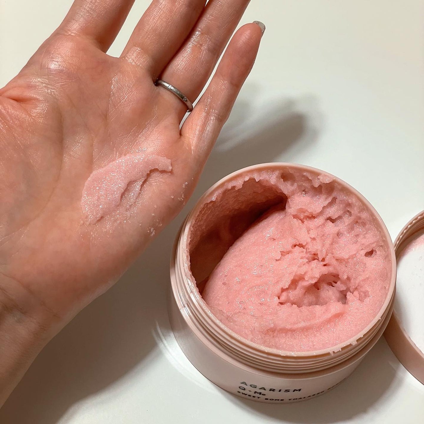 Q+Me スウィート ボム タラソ スクラブ/AGARISM/バスト・ヒップケアを使ったクチコミ(3枚目)