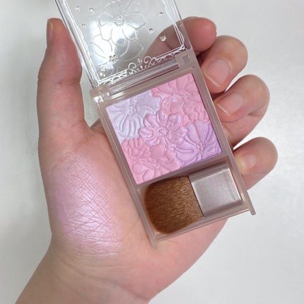 グロウフルールチークス(ブレンドタイプ)/キャンメイク/パウダーチークを使ったクチコミ(4枚目)