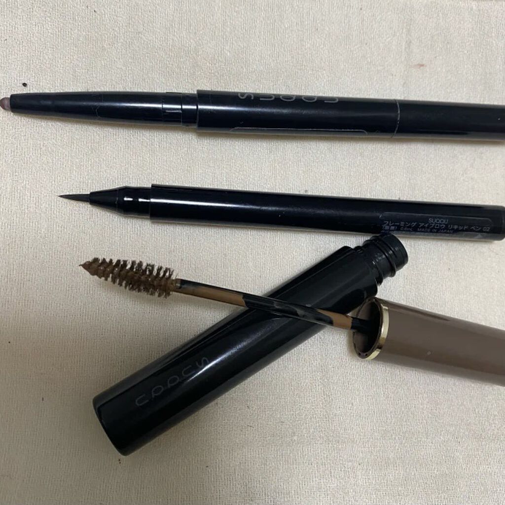 ボリューム アイブロウ マスカラ 02 ブラウン/SUQQU/眉マスカラを使ったクチコミ（3枚目）