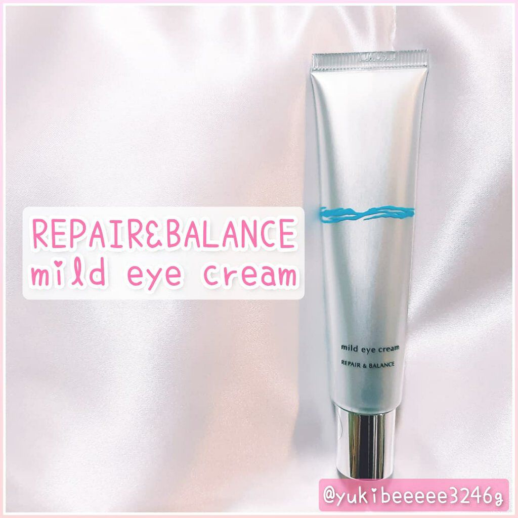 リペア&バランス マイルドアイクリーム/Repair&Balance/アイケア・アイクリームを使ったクチコミ(1枚目)