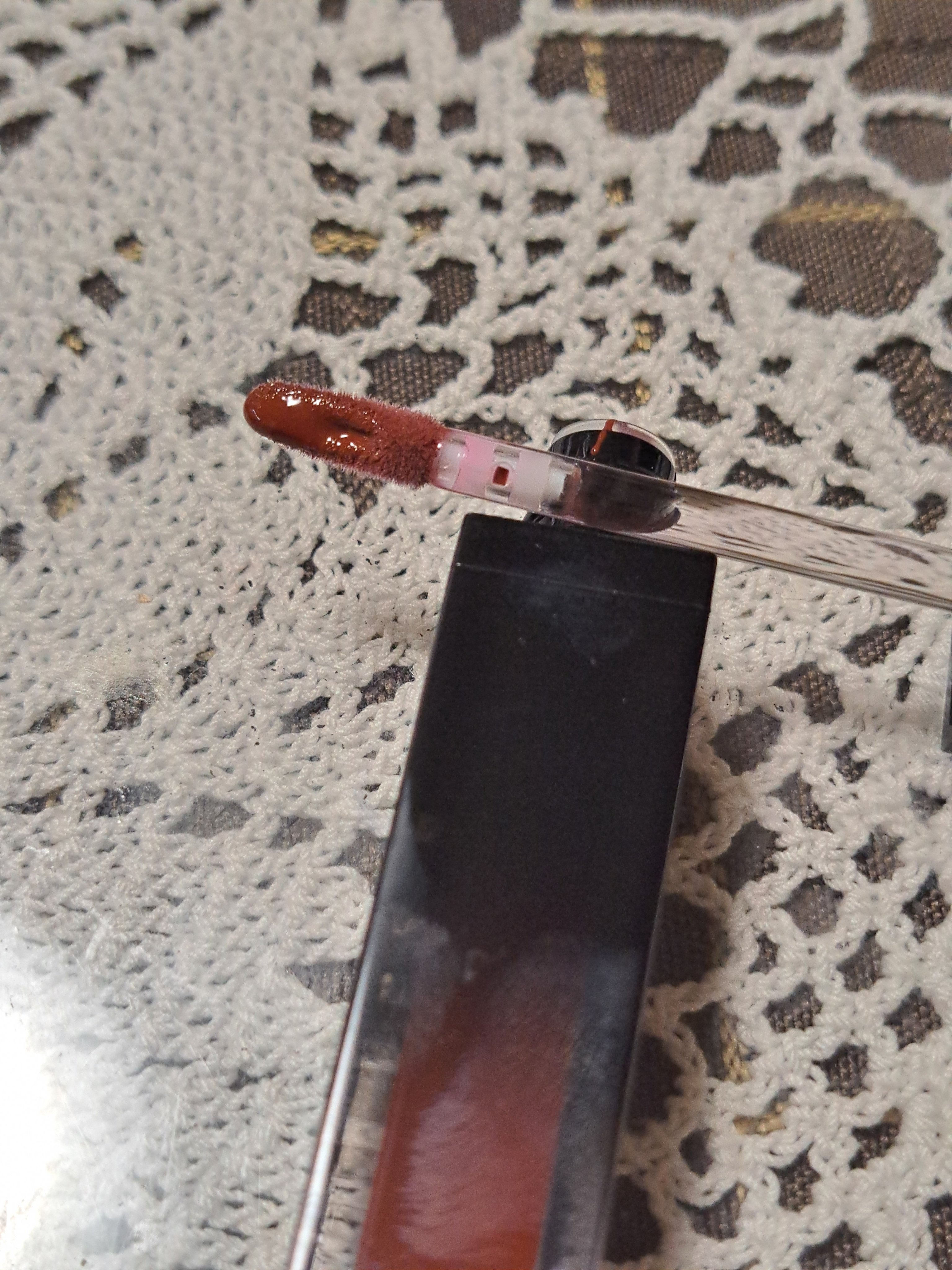 ボリュームエナメルキッスグロス/Dinto/リップグロスを使ったクチコミ（2枚目）