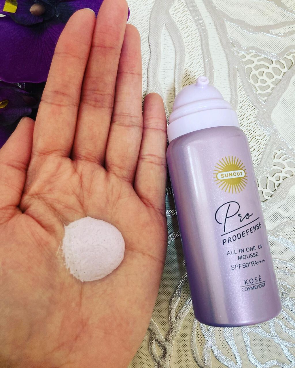 プロディフェンス オールインワンUV ムース/サンカット®/日焼け止めクリームを使ったクチコミ(1枚目)