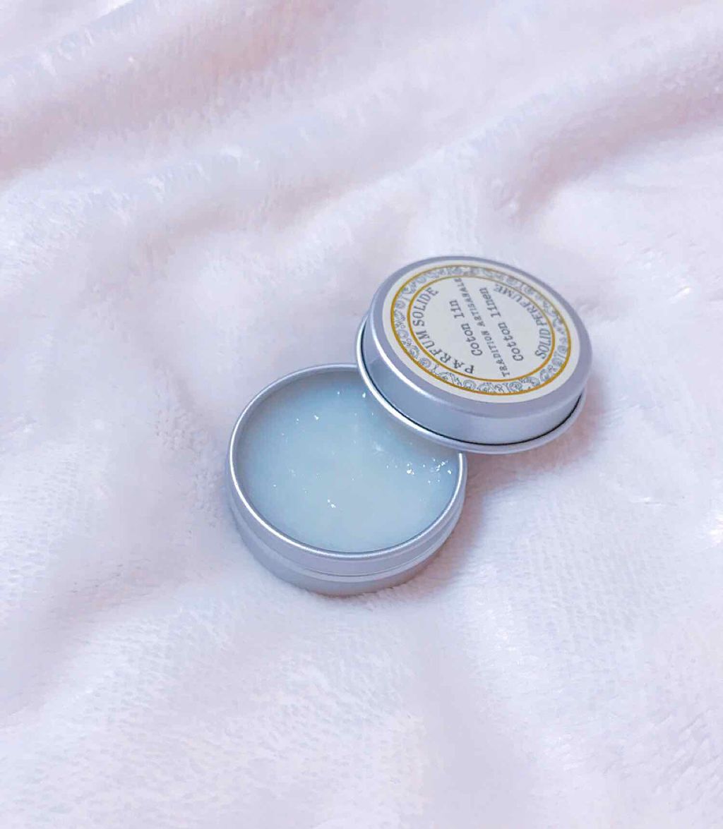 練り香水 コットンリネン/サンタール・エ・ボーテ/練り香水を使ったクチコミ(3枚目)