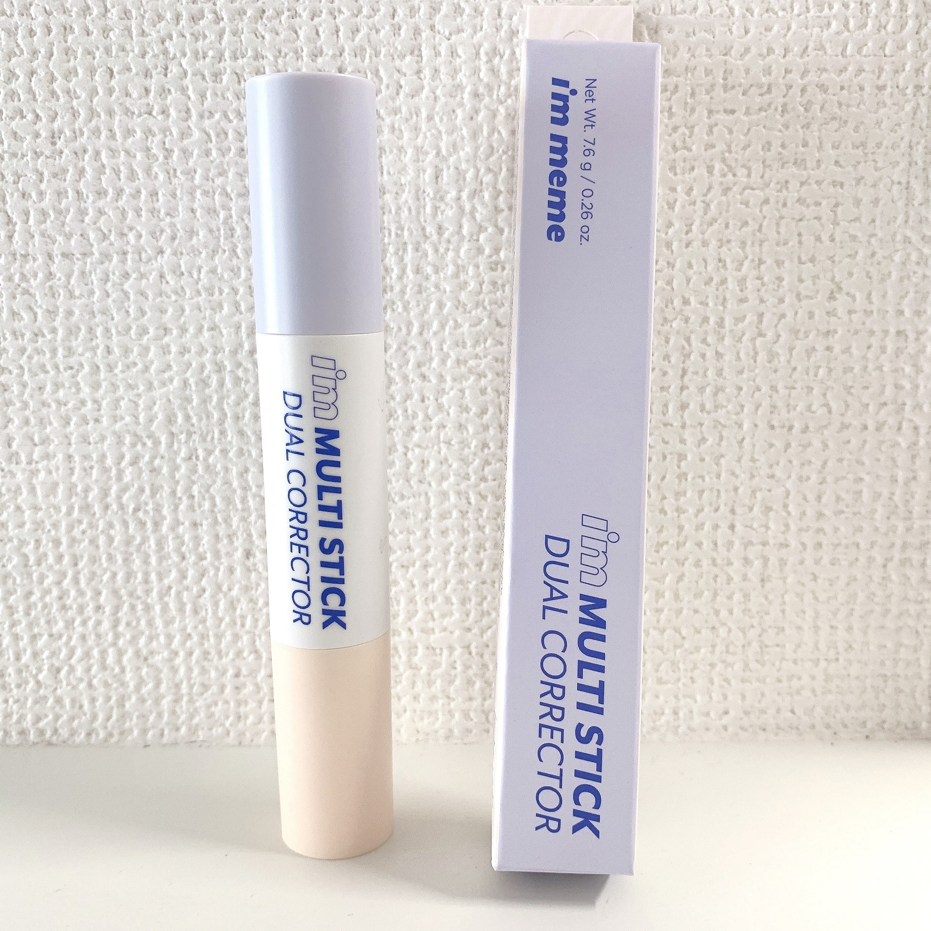 アイムマルチスティックデュアルコレクター 003 マーブルベージュ×パールラベンダー/i’m meme/スティックコンシーラーを使ったクチコミ（1枚目）