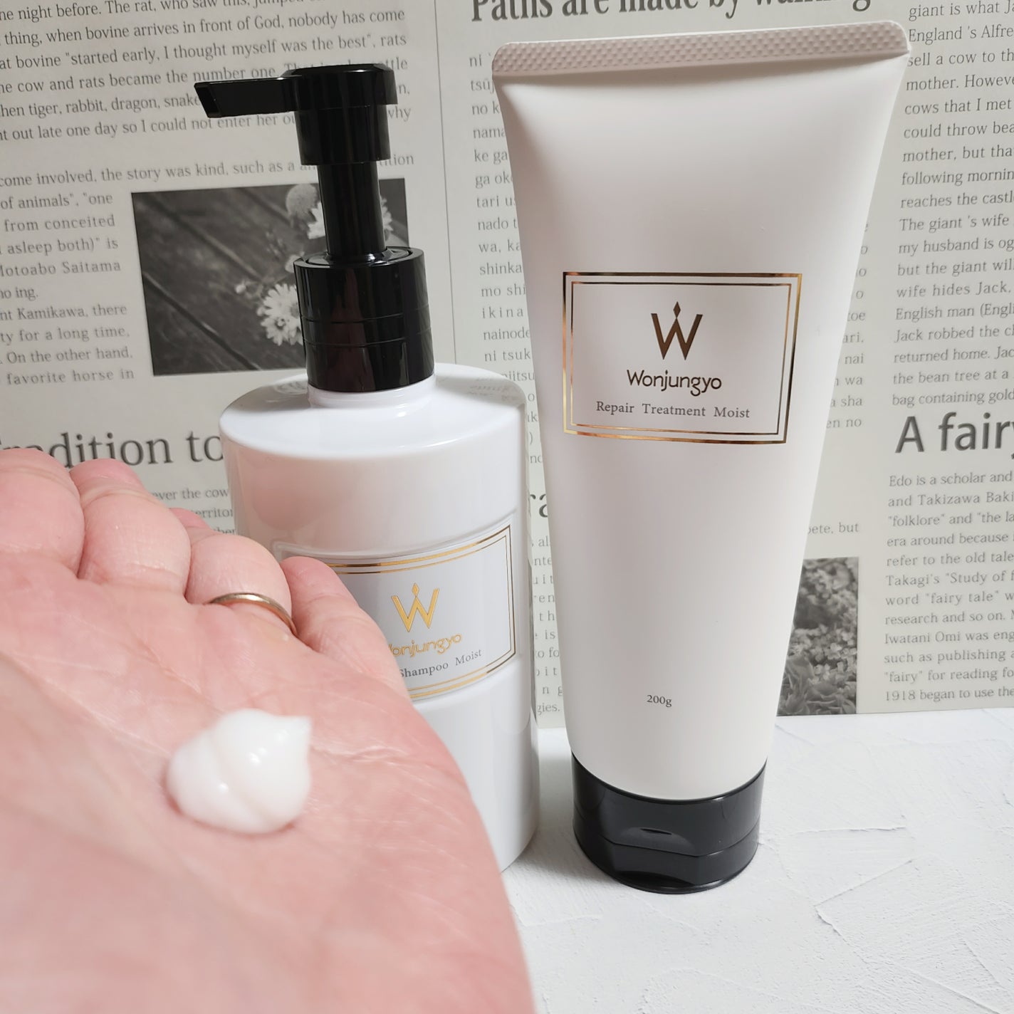 ウォンジョンヨ リペアシャンプー モイスト/リペアトリートメント モイスト/Wonjungyo/市販シャンプーを使ったクチコミ(3枚目)