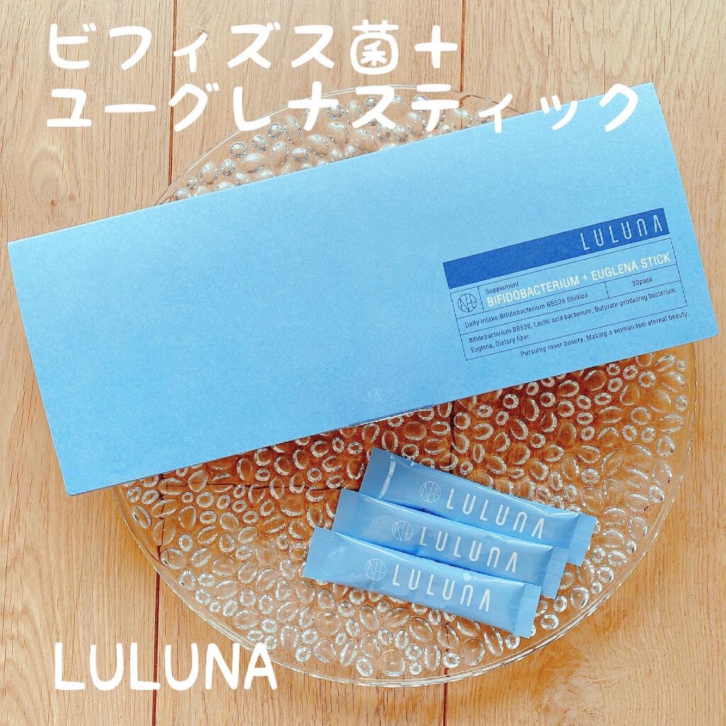 BIFIDOBACTERIUM + EUGLENA STICK (ビフィズス菌＋ユーグレナ スティック)	/LULUNA/健康サプリメントを使ったクチコミ（1枚目）