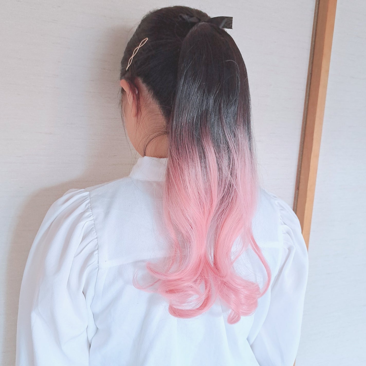 ポニーテールウィッグ/DAISO/ヘアアクセサリーを使ったクチコミ(1枚目)