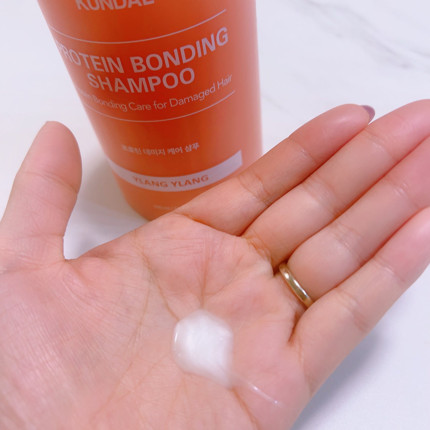 クンダル ダメージケア シャンプー/トリートメント/KUNDAL/市販シャンプーを使ったクチコミ(3枚目)