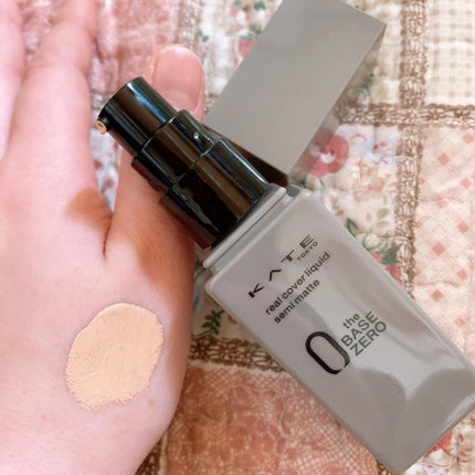 リアルカバーリキッド(セミマット)/KATE/リキッドファンデーションを使ったクチコミ(5枚目)