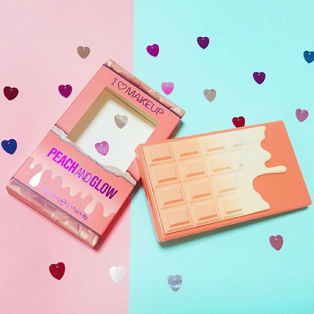 ミニチョコレート ハイライター/MAKEUP REVOLUTION/パウダーハイライトを使ったクチコミ(2枚目)