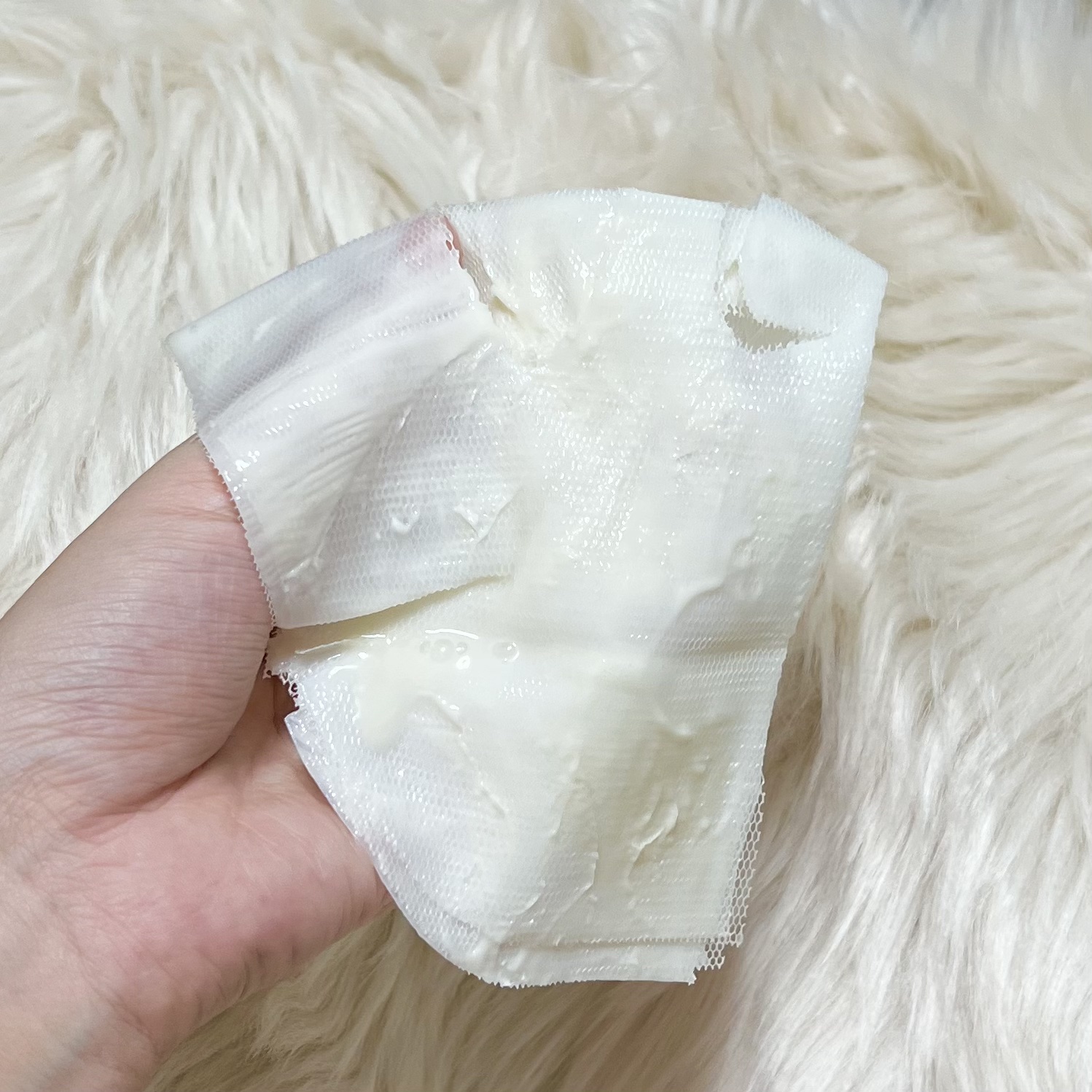 ドリームグロウマスク CC（保護・保湿）/FEMMUE/シートマスク・パックを使ったクチコミ（3枚目）