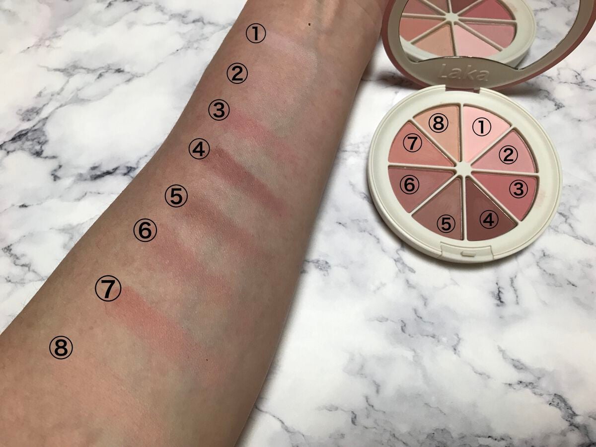 ミドルトーンアイシャドウコレクターパレット/Laka/アイシャドウパレットを使ったクチコミ(4枚目)