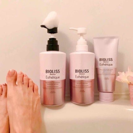 ボタニカル エステティーク リファイニング シャンプー/グロスコーティング コンディショナー(モイスト)/SSビオリス/市販シャンプーを使ったクチコミ(1枚目)