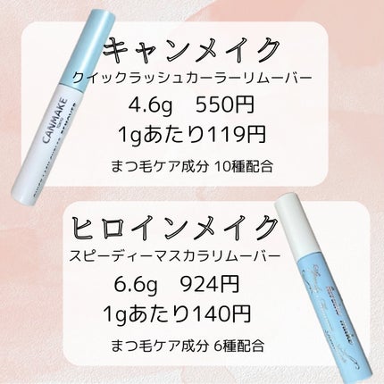 ヒロインメイクSP スピーディーマスカラリムーバー/ヒロインメイク/ポイントメイクリムーバーを使ったクチコミ(2枚目)