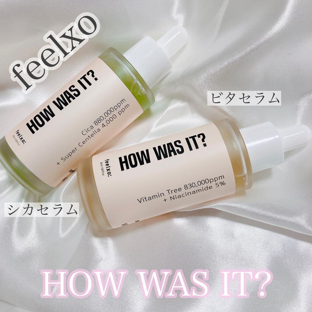feelxo HOW WAS IT?VitaminSerumのクチコミ「feelxo シカセラム・ビタセラム
⁡
◌⑅◌┈┈┈┈┈┈┈┈┈┈┈┈┈┈┈┈◌⑅◌
⁡
「.....」（1枚目）