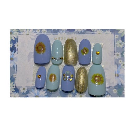 しずくネイルシール/キャンドゥ/ネイルシールを使ったクチコミ(2枚目)