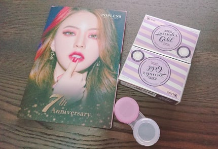 LAVENDER GOLD(ラベンダーゴールド)/OLENS/カラーコンタクトレンズを使ったクチコミ(1枚目)